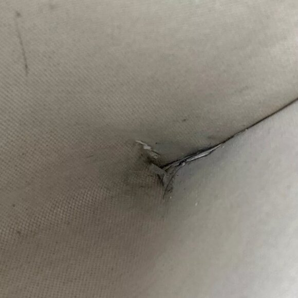 BURBERRY bag TB whole pattern fastener zip Clutch bag PVC/Leather Brown - Picture 12 of 13